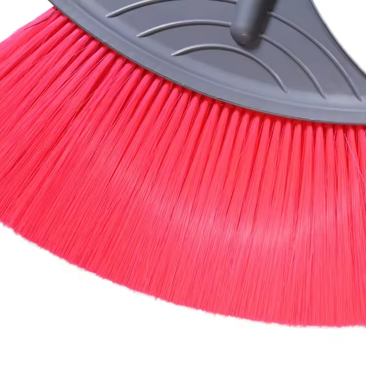 Finished PET broom heads ready for export