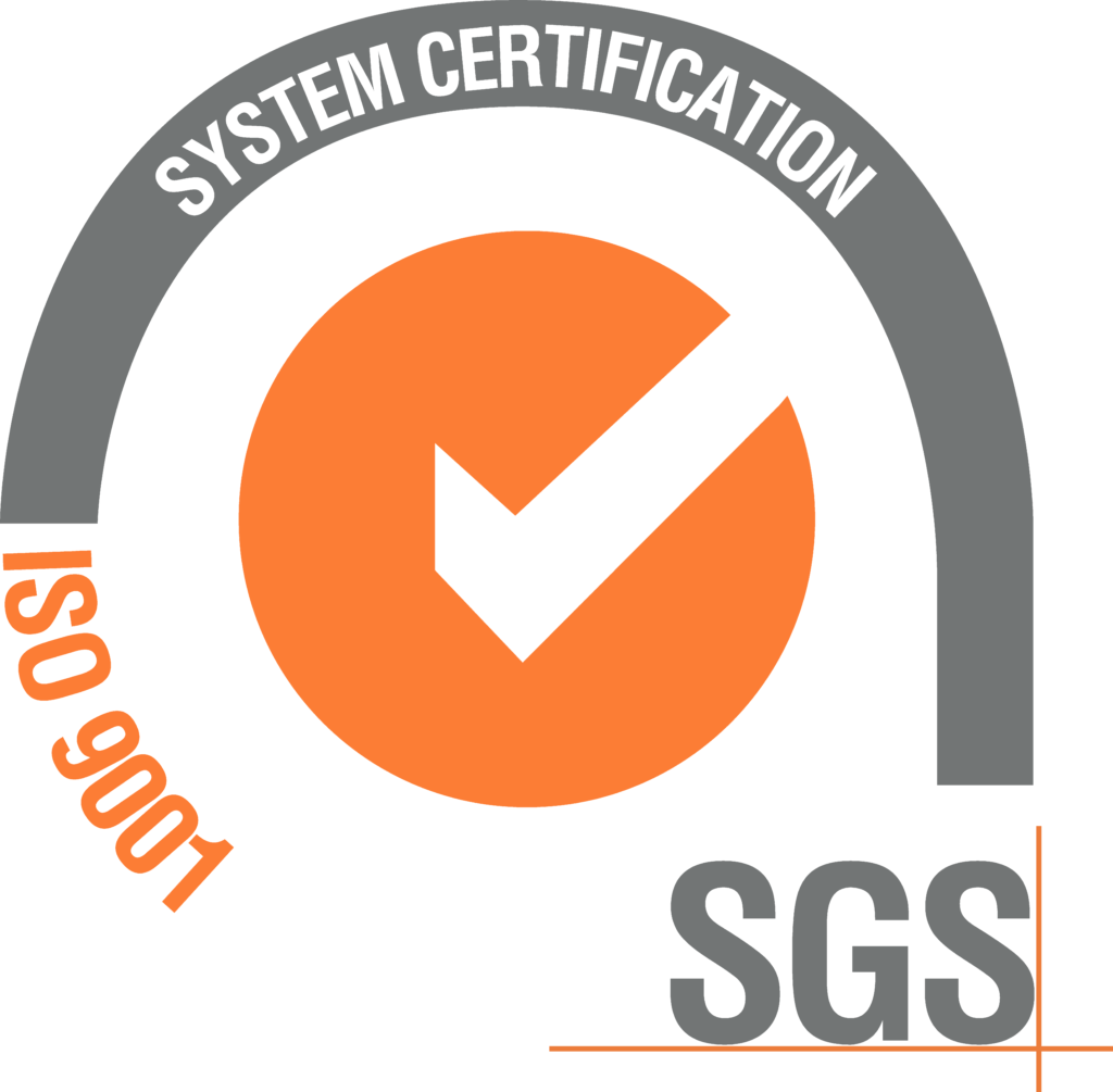 ISO 9001 and SGS certification