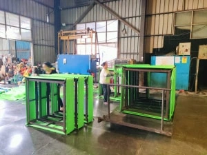 Broom filament production line